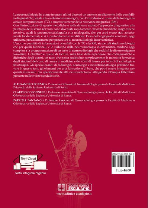 BOZZAO COLONNESE PANTANO - Lezioni di Neuroradiologia
